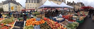 this pictures is a shoot of the food market in Rennes