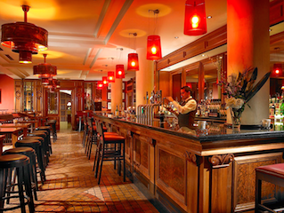 This picture shows the Bar of the O’Callaghan Stephen’s Green Hotel